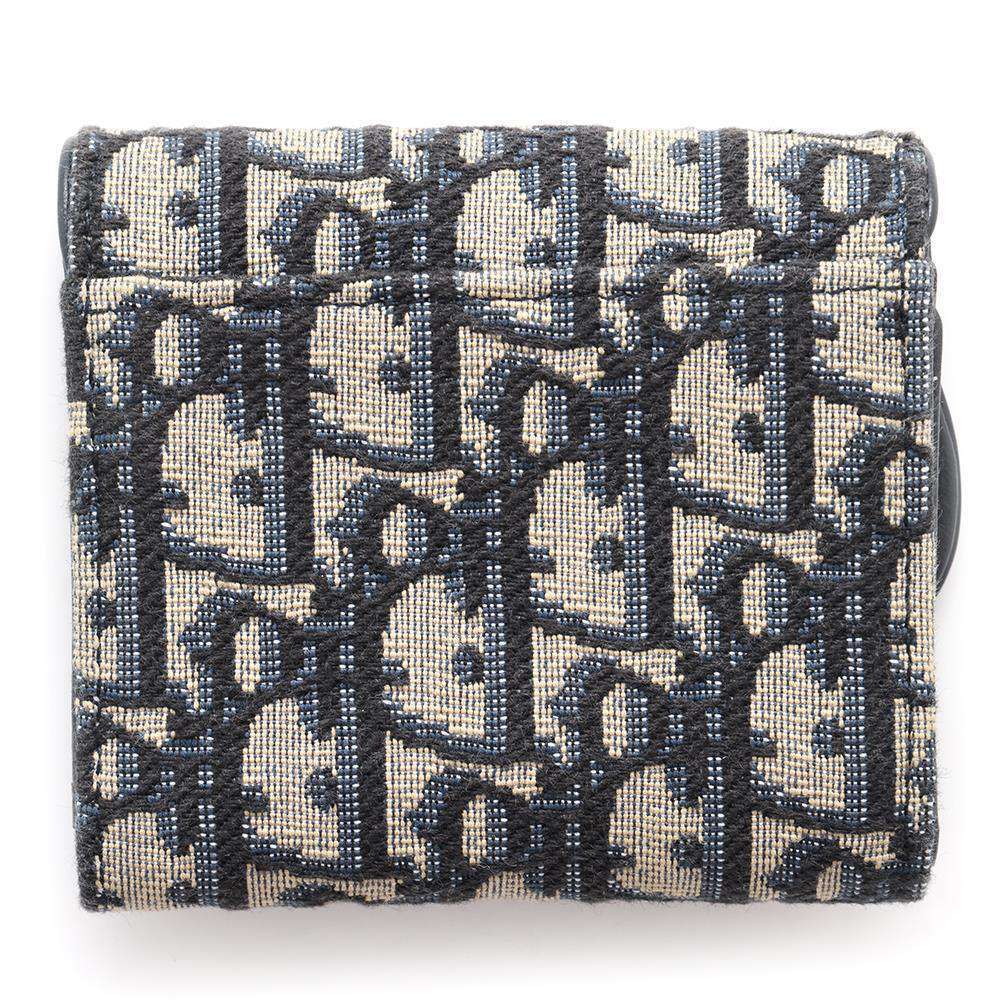 Christian Dior Tri fold Wallet Saddle Oblique Compact - Picture 3 of 12